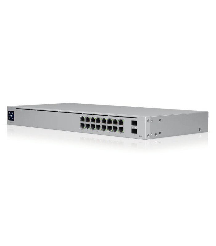 Ubiquiti UniFi 16-port Managed Gigabit Switch – 8x PoE+ Ports, 8x ...