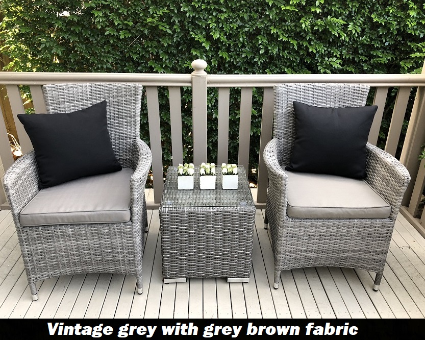 Shop Gartemoebe 3 Piece Outdoor Patio Set My Wicker